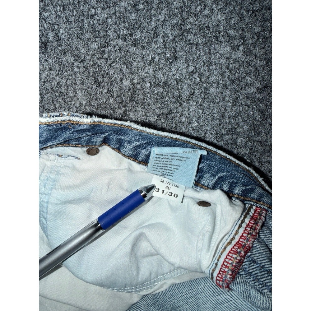 Mavi Men's Light Blue Light Wash Straight Denim Jeans Regular Fit Cotton 31x30 - Picture 2 of 10